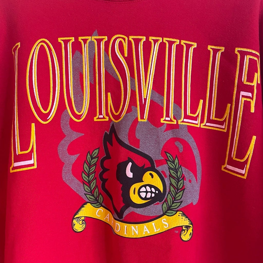 Vintage Louisville Cardinals Girardin Crewneck Sweater Uofl Sweatshirt, Louisville Sweatshirt - Image 2