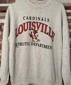 Vintage Louisville Cardinals Sweatshirt University Football Fan Shirt Hoodie Sweatshirtgifts For Fans