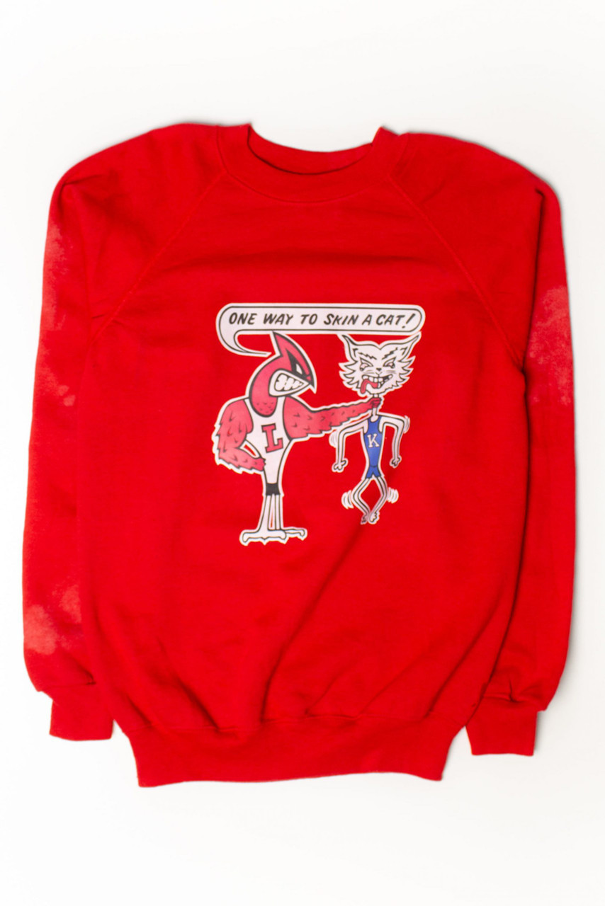 Vintage Louisville Vs Kentucky Sweatshirt (1980S) University Football Shirt Gifts, Ncaa Fans