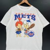 Vintage MLB New York Mets Cartoon T-Shirt, New York Mets Shirt, MLB World Series Shirt, Unisex Shirt