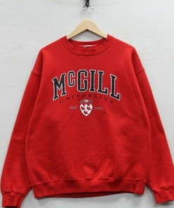 Vintage McGill University Redbirds Sweatshirt Crewneck, Hoodie