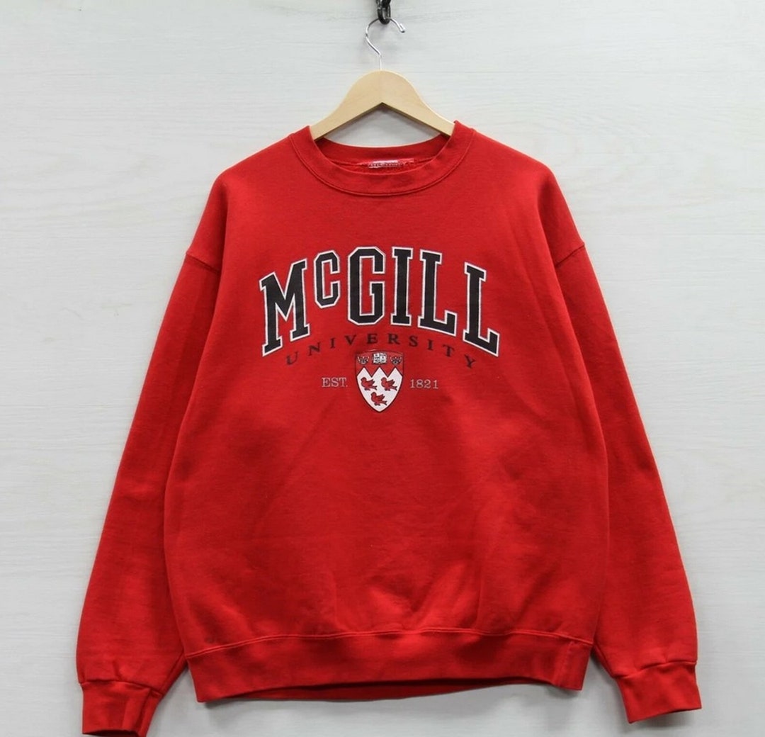 Vintage McGill University Redbirds Sweatshirt Crewneck, Hoodie