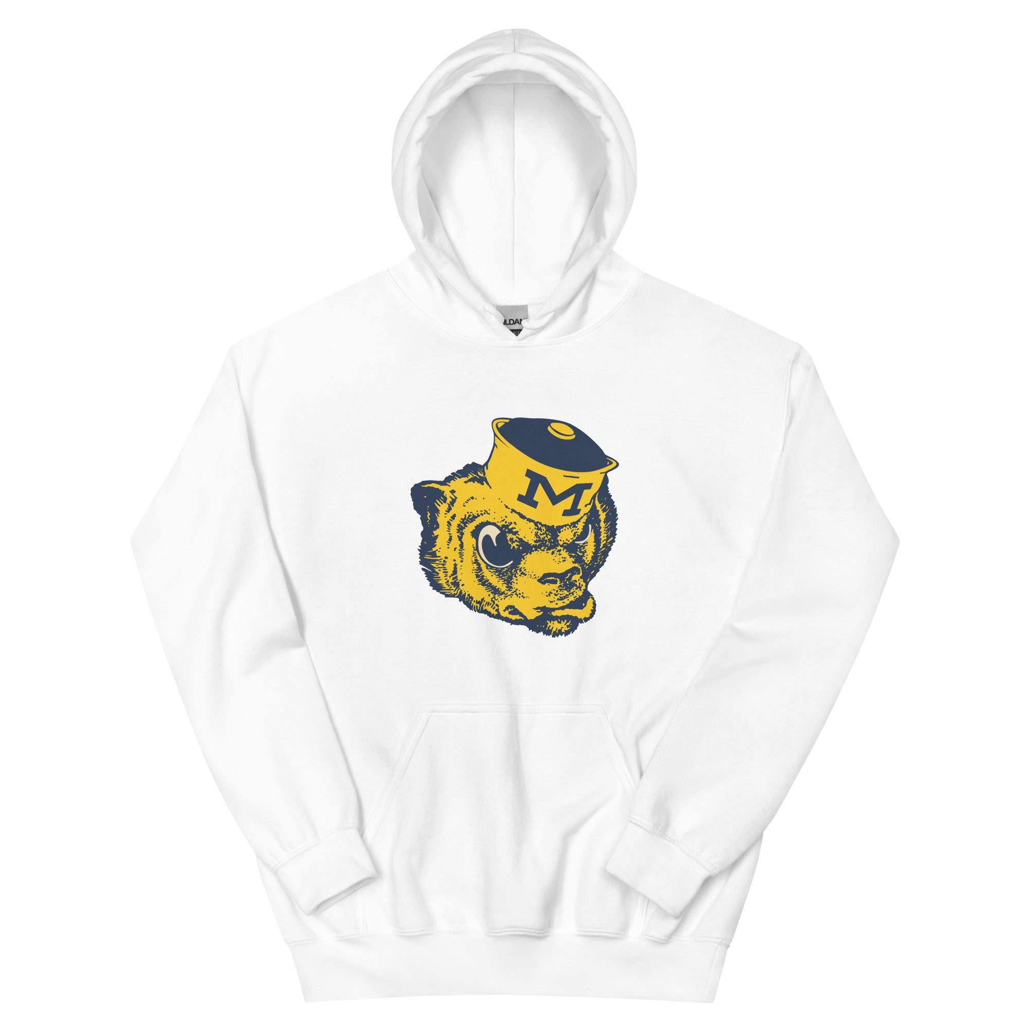 Vintage Michigan Crewneck Unisex Sweatshirt Hoodie Shirt - Wolverine Mascot Art