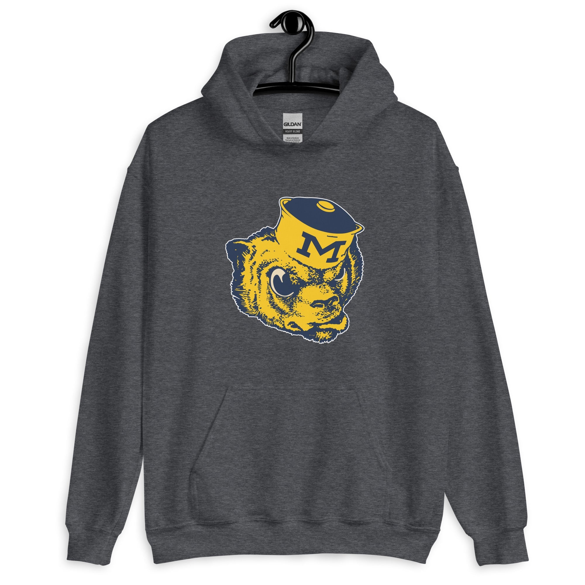 Vintage Michigan Crewneck Unisex Sweatshirt Hoodie Shirt - Wolverine Mascot Art - Image 3