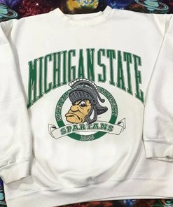 Vintage Michigan State Spartans 1855 Sweatshirt, Michigan State University Shirt, College Basketball, Unisex Shirt Sweater Hoodie