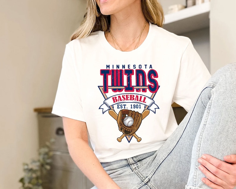 Vintage Minnesota Baseball Shirt, Minnesota MLB Shirt, Baseball Fan Gifts, Minnesota Fan Shirt - Image 3