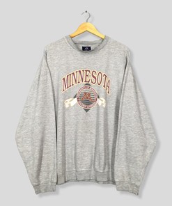Vintage Minnesota Golden Gophers Ncaa Sweatshirt University Of Minnesota Big Printed Crewneck Minnesota Football Sweater