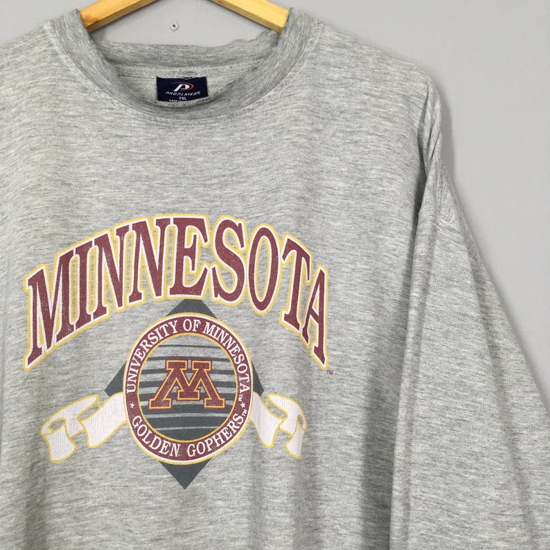 Vintage Minnesota Golden Gophers Ncaa Sweatshirt University Of Minnesota Big Printed Crewneck Minnesota Football Sweater - Image 2