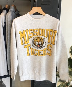 Vintage Missouri Tigers Logo Sweatshirt, University of Missouri Shirt, NCAA Shirt, Football- Basketball Tee