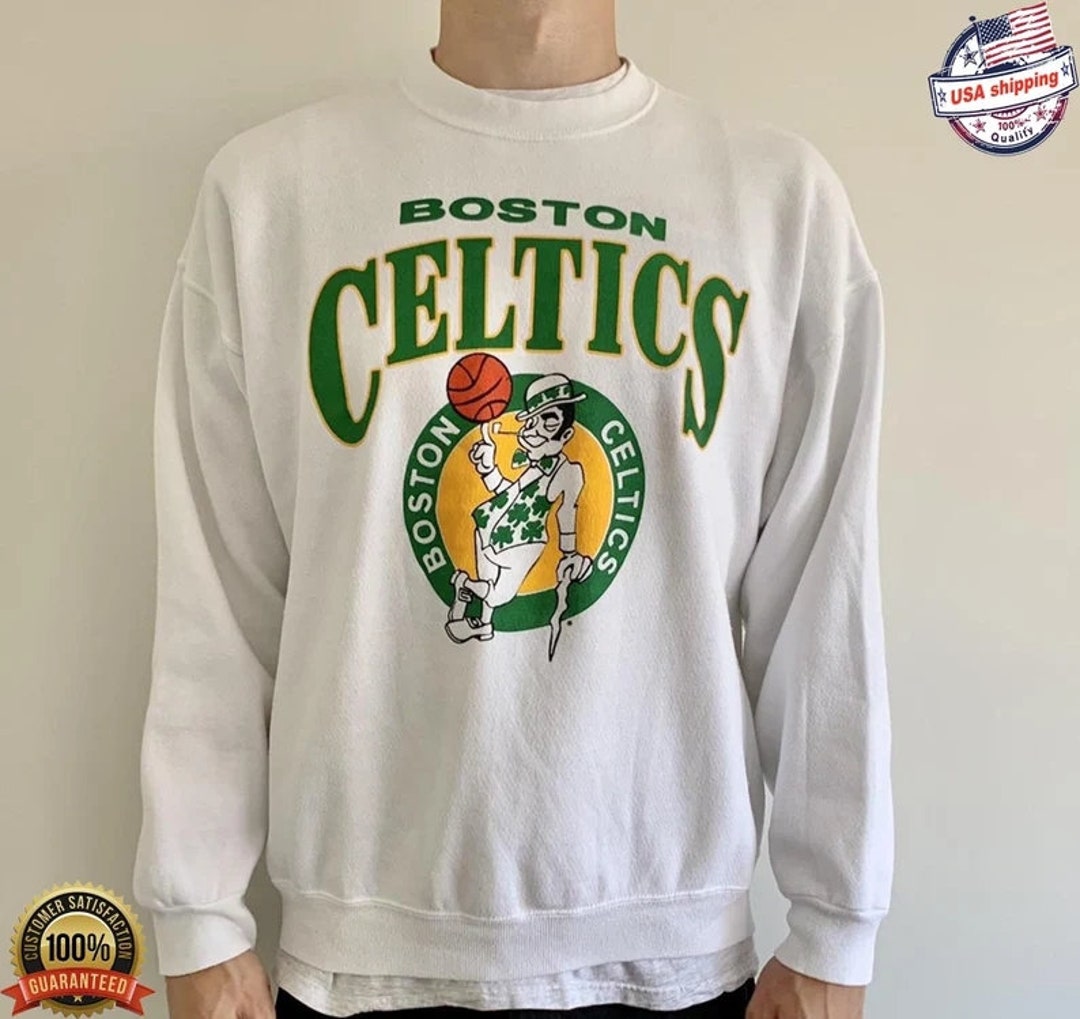 Vintage NBA Boston Celtics Big Logo Sweatshirt, Boston Celtics Shirt, NBA Finals Shirt, Unisex Shirt