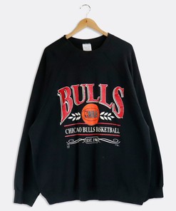 Vintage NBA Chicago Bulls Orange Basketball Unisex Sweatshirt Hoodie Shirt