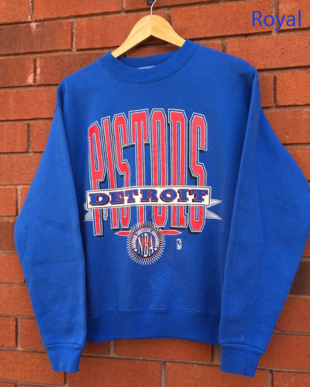 Vintage NBA Detroit Pistons Logo Sweatshirt, National Basketball Association, Basketball Shirt, Unisex Shirt Sweater Hoodie Gifts for Fans