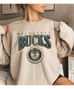 Vintage NBA Milwaukee Bucks Logo Sweatshirt, NBA Basketball Shirt, 2022–23 Basketball, Unisex Shirt Sweater Hoodie