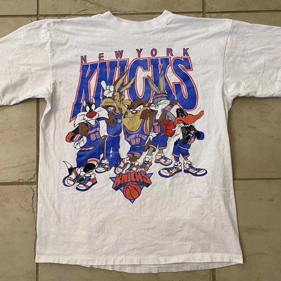 Vintage NBA New York Knicks Looney Tunes T-Shirt, New York Knicks Shirt, Basketball Shirt, Unisex Shirt