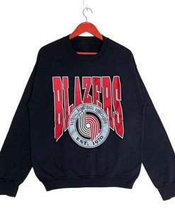 Vintage NBA Portland Trail Blazers EST 1970 Sweatshirt, National Basketball Association, Basketball Shirt, Unisex Shirt Sweater Hoodie