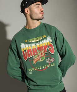 Vintage NBA Seattle Supersonics Logo Sweatshirt, NBA Basketball Shirt, Seattle Supersonics, Unisex Shirt Sweater Hoodie Gifts for Fans