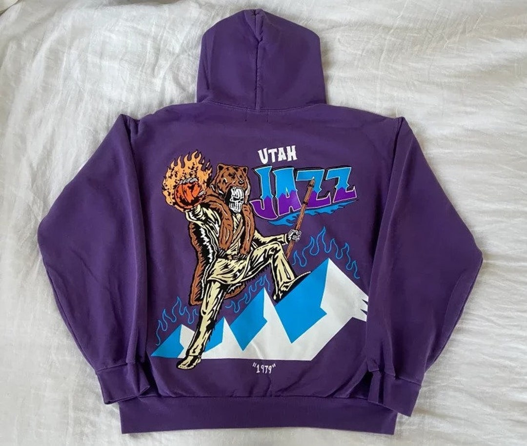 Vintage NBA Utah Jazz Logo Hoodie, Utah Basketball Shirt, NBA All Star Tee, Basketball Tee, Unisex Tshirt Sweatshirt Hoodie