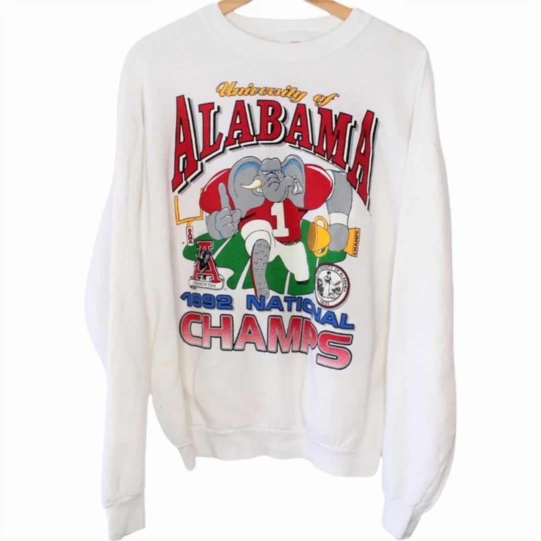 Vintage NCAA Alabama Crimson Tide Champions Sweatshirt, Alabama Crimson Tide Shirt, University of Alabama, Unisex Shirt