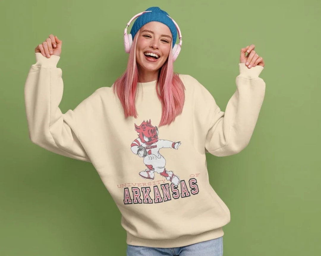 Vintage NCAA Arkansas Razorbacks Mascot Logo Shirt, Arkansas Razorbacks Shirt, University of Arkansas, Unisex Shirt
