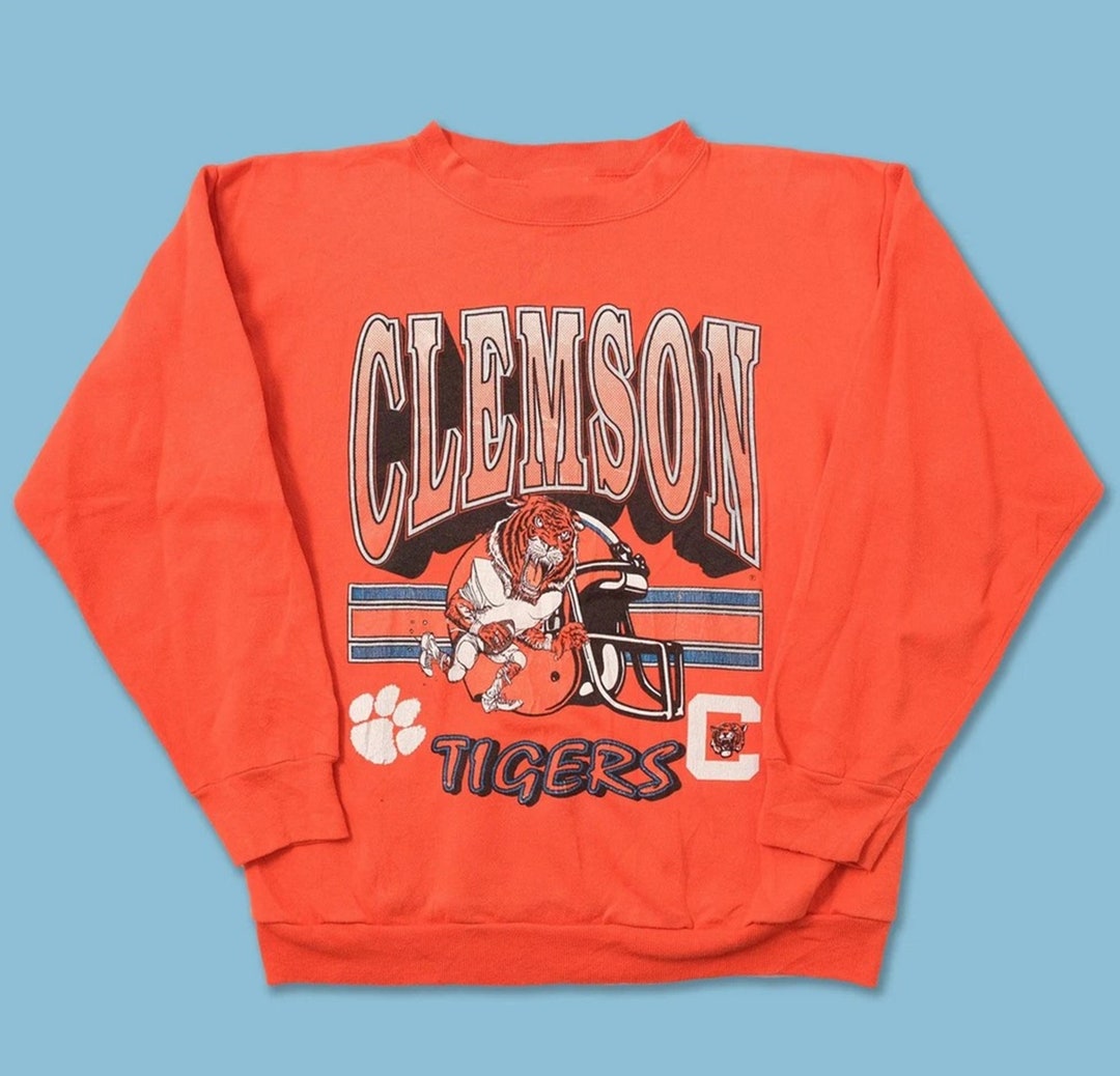 Vintage NCAA Clemson Tigers Football Sweatshirt, Clemson Tigers Shirt, Clemson University, Unisex Shirt Sweatshirt