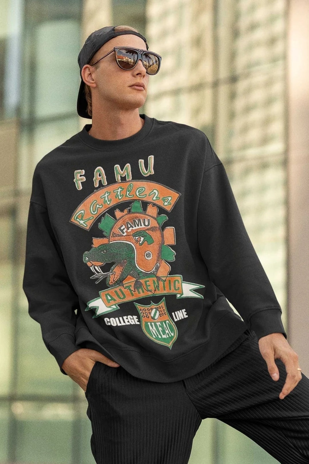 Vintage NCAA Florida A&M Rattlers Logo Shirt, FAMU Rattlers Shirt, Florida AM University