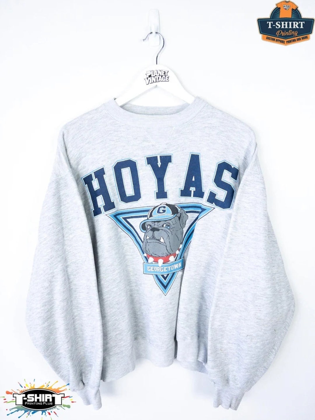 Vintage NCAA Georgetown Hoyas Logo Sweatshirt, Georgetown Hoyas Shirt, Georgetown University Shirt, Unisex Shirt