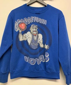 Vintage NCAA Georgetown Hoyas Mascot Logo Sweatshirt, Georgetown Hoyas Shirt, Georgetown University Shirt, Unisex Shirt
