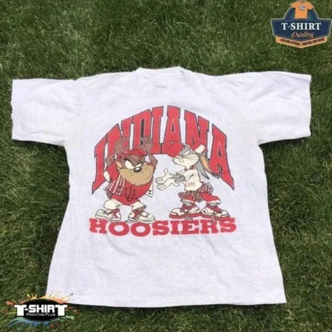 Vintage NCAA Indiana Hoosiers Looney Tunes Shirt, Indiana Hoosiers Shirt, Football Vintage Shirt