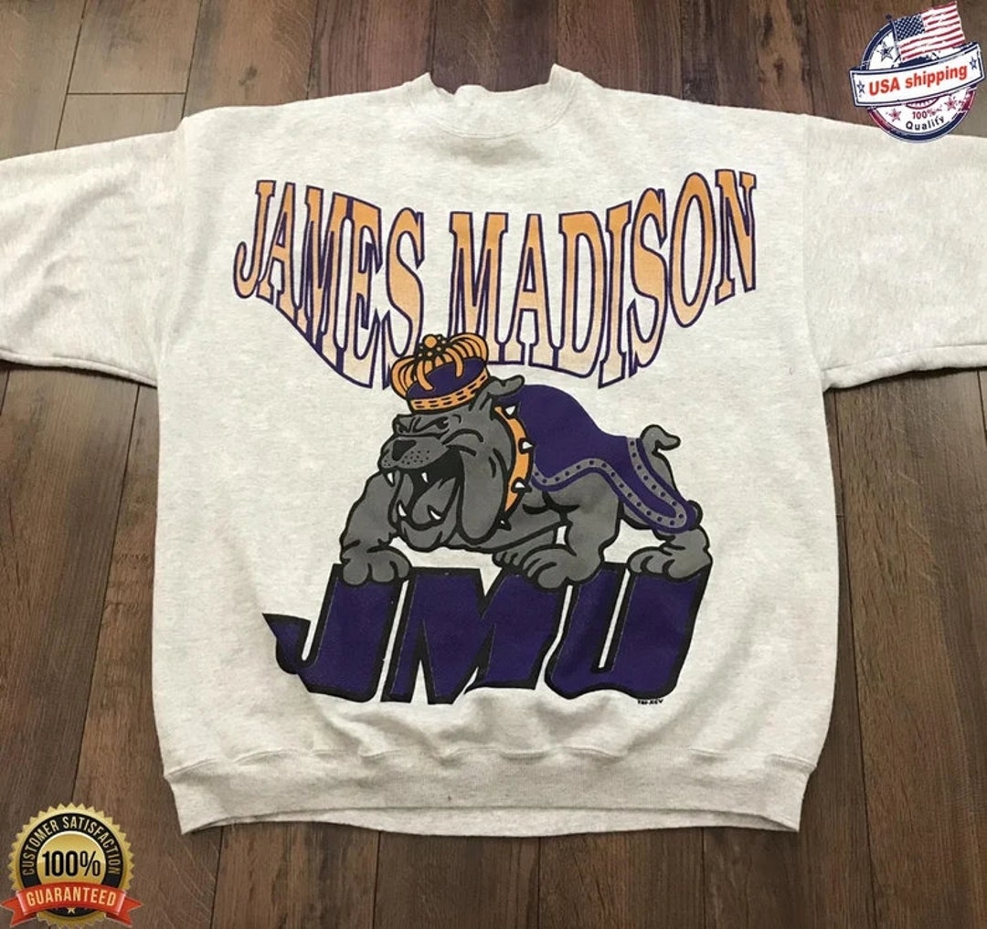 Vintage NCAA James Madison Dukes Logo Sweatshirt, James Madison Dukes Shirt, James Madison University, Unisex Shirt