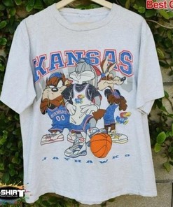 Vintage NCAA Kansas Jayhawks Looney Tunes Shirt, University of Kansas Shirt, College Shirts, NCAA Shirt
