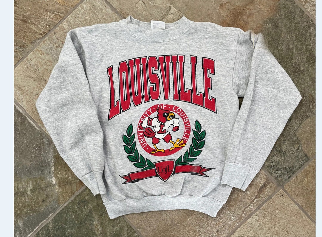 Vintage NCAA Louisville Cardinals College Sweatshirt, University of Louisville Shirt, College Vintage Shirt, NCAA Shirt