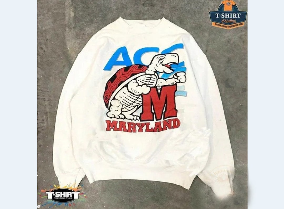 Vintage NCAA Maryland Terrapins ACC Logo Shirt, Maryland Terrapins Shirt, University of Maryland Shirt, NCAA Shirt