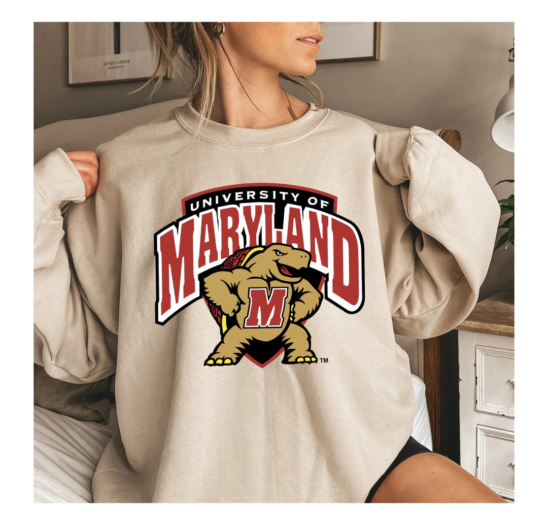 Vintage NCAA Maryland Terrapins Logo Sweatshirt, University of Maryland Shirt, College, Unisex Shirt Sweater Hoodie