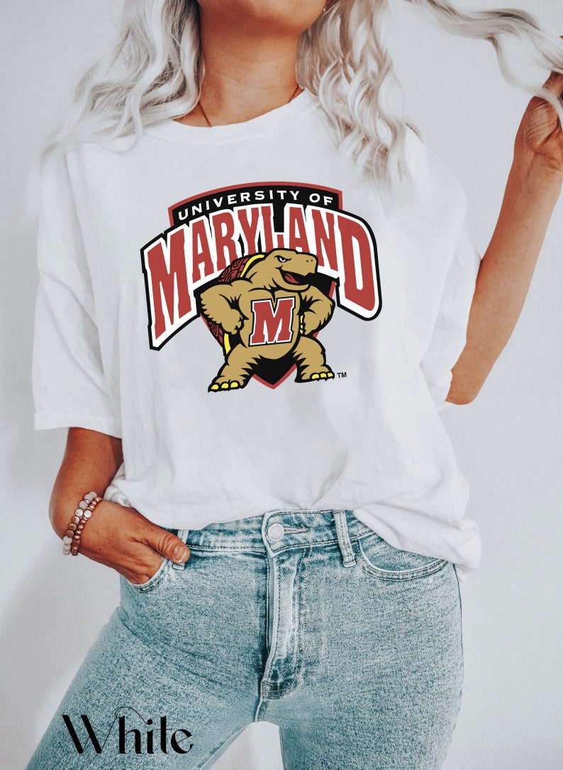 Vintage NCAA Maryland Terrapins Logo Sweatshirt, University of Maryland Shirt, College, Unisex Shirt Sweater Hoodie - Image 4