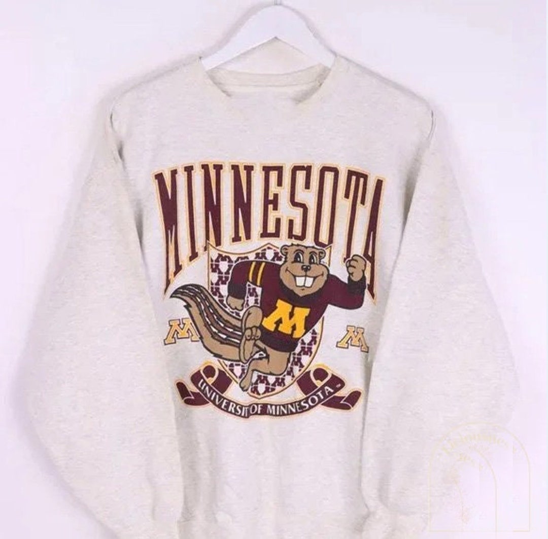 Vintage NCAA Minnesota Golden Gophers Sweatshirt, University Of Minnesota Shirt, NCAA Shirt, Unisex Shirt Sweatshirt
