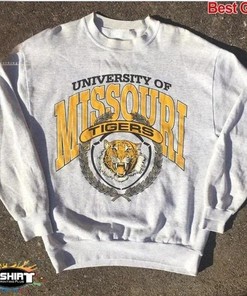Vintage NCAA Missouri Tigers Logo Sweatshirt, University of Missouri Shirt, NCAA Shirt,Football- Basketball Tee