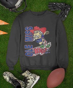 Vintage NCAA Ole Miss Rebels Football Shirt, Ole Miss Rebels Shirt, University of Mississippi, Unisex Shirt Sweatshirt
