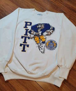 Vintage NCAA Pittsburgh Panthers Football Sweatshirt, University of Pittsburgh Shirt, Pitt Panthers Shirt For Men
