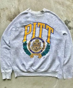 Vintage NCAA Pittsburgh Panthers Logo Sweatshirt, Pitt Panthers Shirt, University of Pittsburgh Shirt, NCAA Shirt