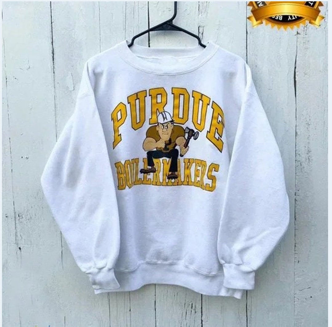 Vintage NCAA Purdue Boilermakers Shirt Hoodie Sweatshirt Gifts for Fans, Purdue University Shirt
