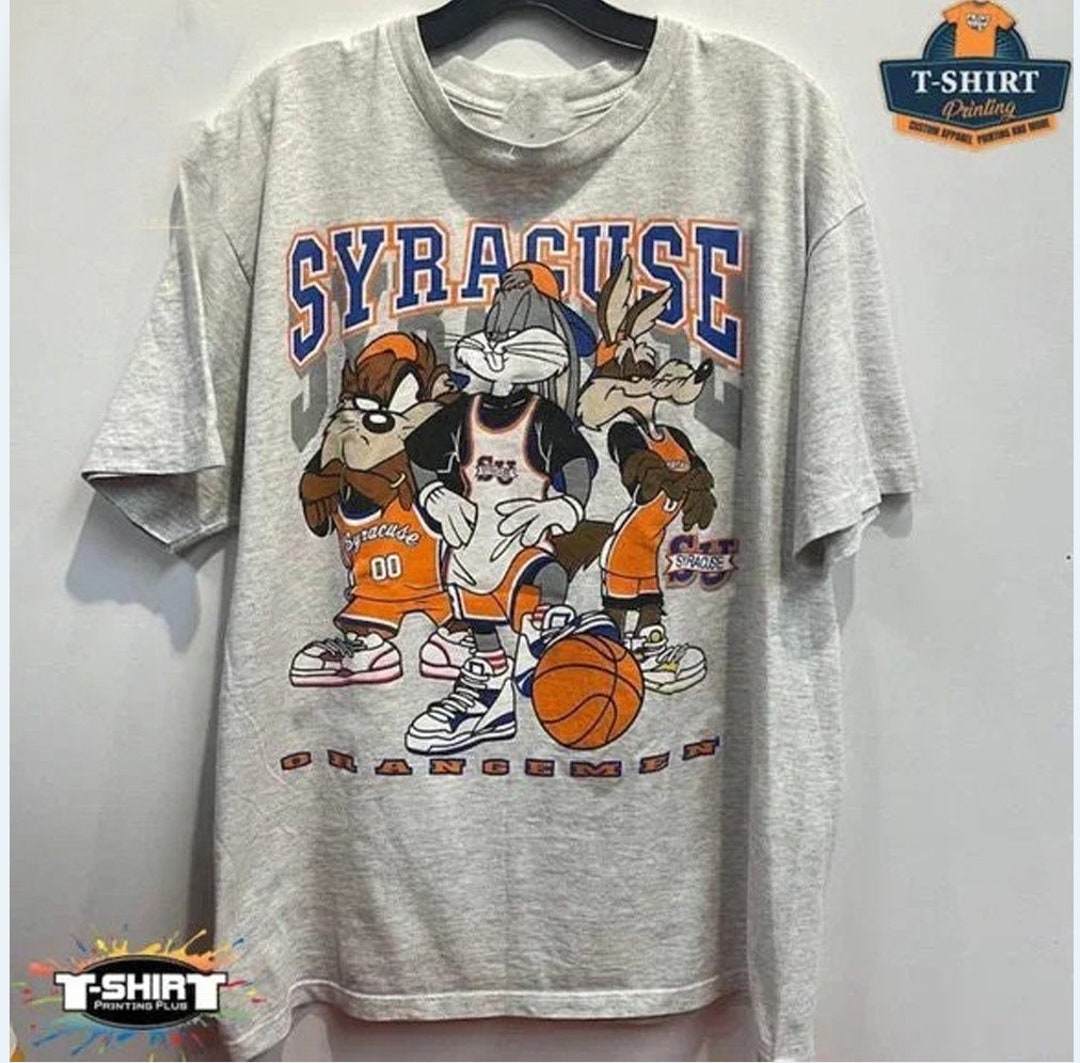 Vintage NCAA Syracuse Orange Looney Tunes Shirt, Syracuse Orange Shirt, Unisex Shirt Sweatshirt Hoodie