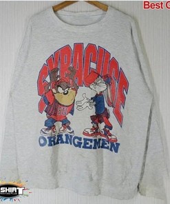 Vintage NCAA Syracuse Orange Looney Tunes Sweatshirt, Syracuse University Shirt, College Vintage Shirts
