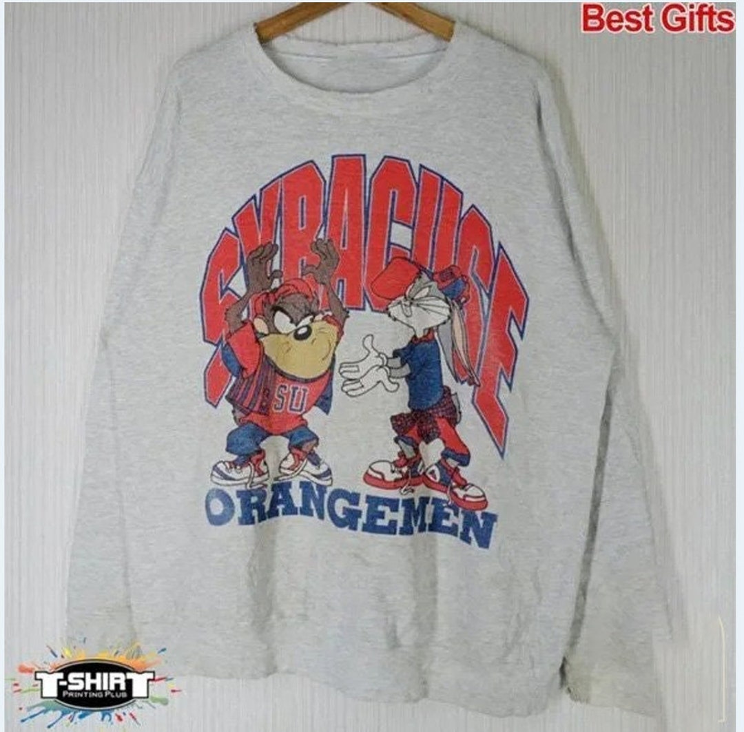 Vintage NCAA Syracuse Orange Looney Tunes Sweatshirt, Syracuse University Shirt, College Vintage Shirts