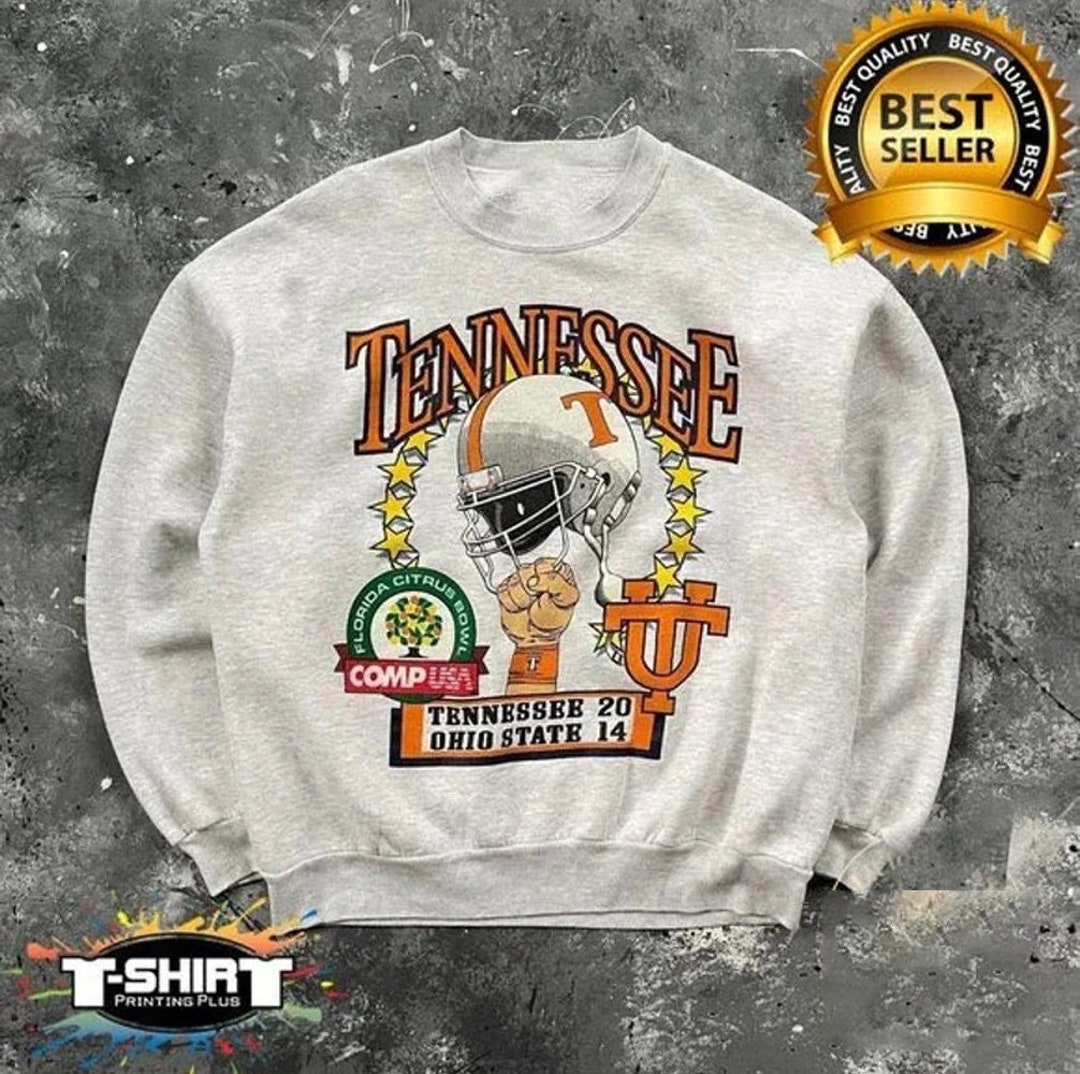 Vintage NCAA Tennessee Volunteers Helmet Sweatshirt, University of Tennessee Shirt, College Football Shirt, NCAA Shirt