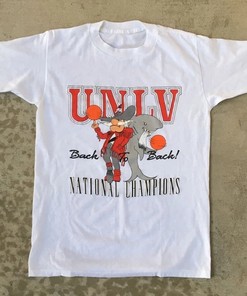 Vintage NCAA UNLV Rebels Champions T-Shirt, UNLV Runnin Rebels Shirt, University of Nevada Las Vegas Shirt, Unisex Shirt