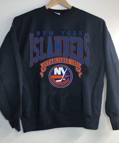 Vintage NHL New York Islanders Logo Sweatshirt, Ice Hockey Shirt, Hockey Fan, National Hockey League, Unisex Shirt Sweater Hoodie Gifts for Fans