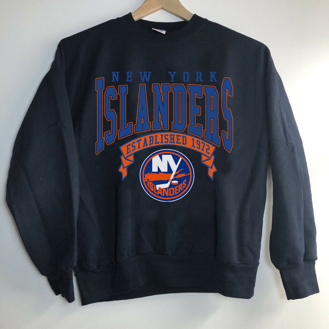 Vintage NHL New York Islanders Logo Sweatshirt, Ice Hockey Shirt, Hockey Fan, National Hockey League, Unisex Shirt Sweater Hoodie Gifts for Fans