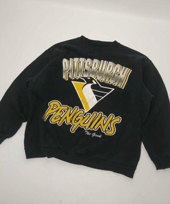 Vintage NHL Pittsburgh Penguins Logo Sweatshirt, 2022-23 Ice Hockey Shirt, Unisex Shirt Sweater Hoodie