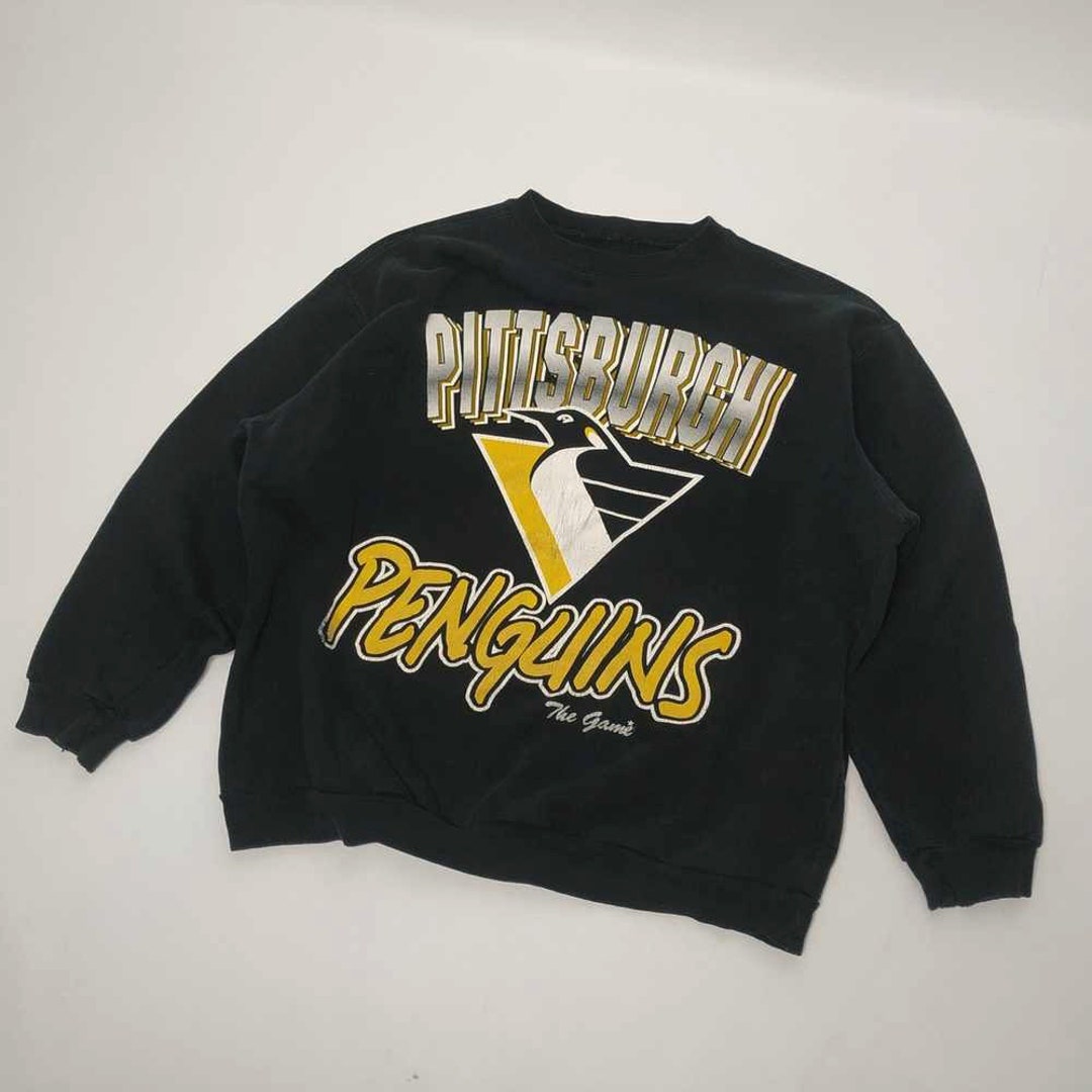 Vintage NHL Pittsburgh Penguins Logo Sweatshirt, 2022-23 Ice Hockey Shirt, Unisex Shirt Sweater Hoodie