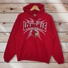 Vintage Ncaa Louisville Cardinals Pullover Hoodie Printed Spell Out Big Logo Ncaa Louisville Cardinals Sweater Pullover
